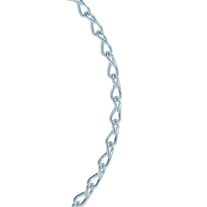 Baron 45962 Single Loop Chain, 10 ft L, Low Carbon Steel, Galvanized/Zinc Plated, 10 lb Working Load