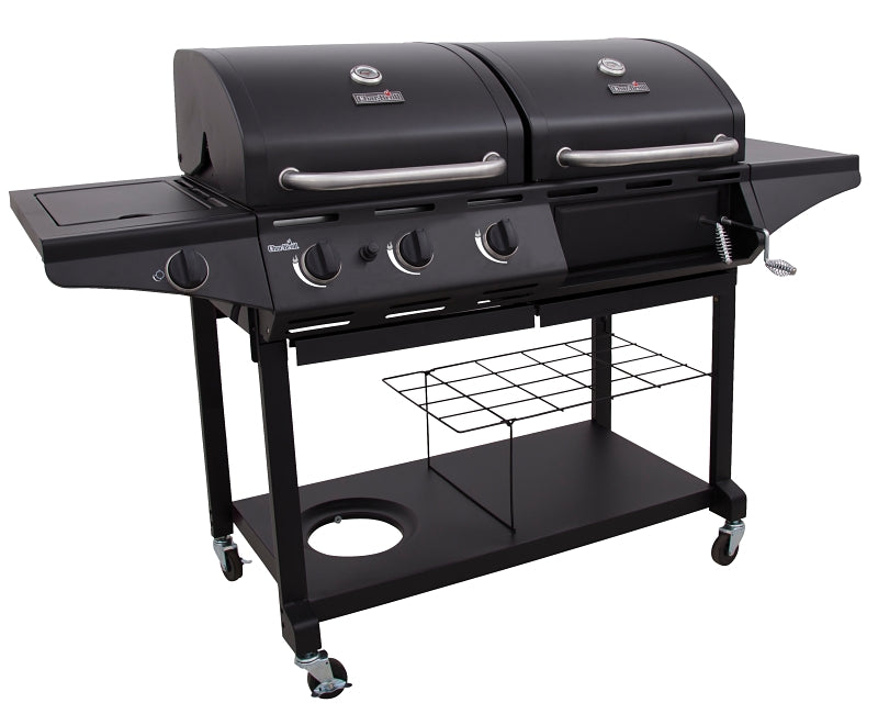 Char-Broil 463714514 Charcoal and Gas Combo Grill, 30,000 Btu BTU, 4 -Burner, 780 sq-in Primary Cooking Surface