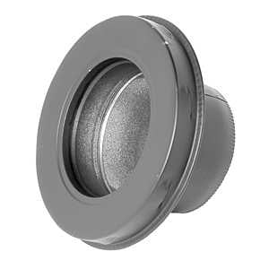 Selkirk JM6ASE Stove Pipe Adapter, 6 in Dia, Stainless Steel, Black