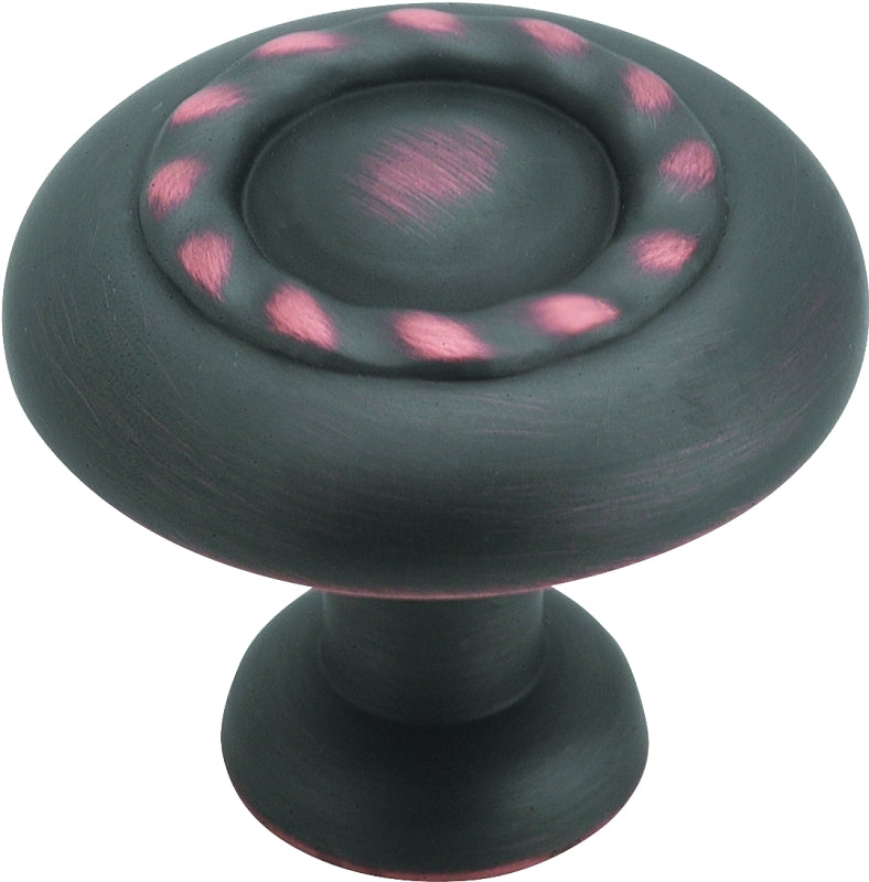 Amerock BP1585ORB Cabinet Knob, 1-1/16 in Projection, Zinc, Oil-Rubbed Bronze