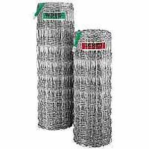 Rangemaster 6654 Field Fence, 330 ft L, 32 in H, 12 ga Gauge, Steel, Galvanized