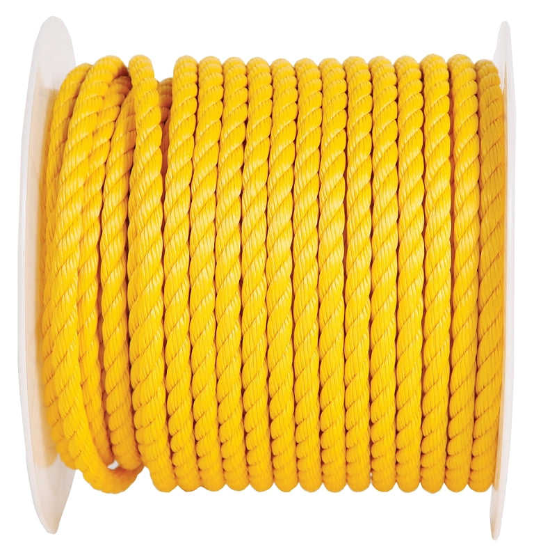 Koch 5001645 Rope, 1/2 in Dia, 200 ft L, 420 lb Working Load, Polypropylene