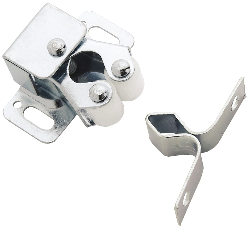 Amerock 1888373 Roller Catch, 1-1/4 in L x 1/2 in W x 1-1/16 in H Catches, Zinc, Polished Chrome