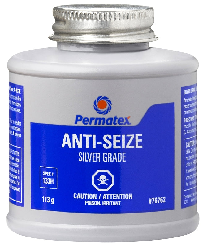 Permatex 76762 Anti-Seize Lubricant, 4 oz Bottle, Paste