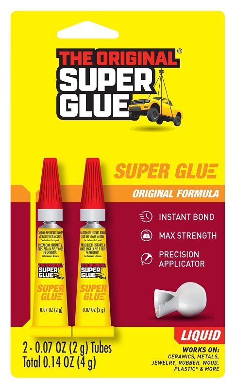 The Original Super Glue SGH22J Glue, Liquid, Transparent, 2 g, Tube