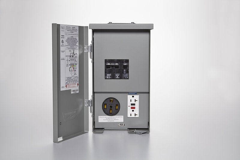 Connecticut Electric CESMPSC55GRHR RV Panel Power Outlet, 1-Phase, 50 A, 120/240 V, NEMA 3R Enclosure