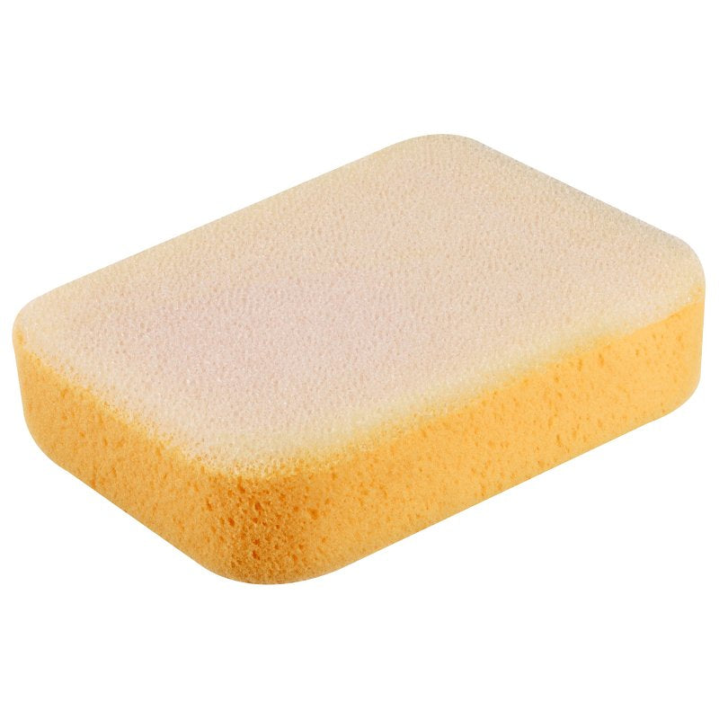 QEP 70007-24 Two-Sided Sponge, 7-1/2 in L, 5-1/4 in W, 1-7/8 in Thick, Synthetic Fiber, Yellow