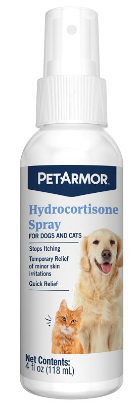 PetArmor 2814 Hydrocortisone Spray, 4 oz Spray Bottle