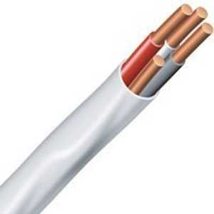 Romex 47179710 Building Wire, 14 AWG Wire, 3 -Conductor, 10 m L, Copper Conductor, PVC Insulation, Nylon Sheath