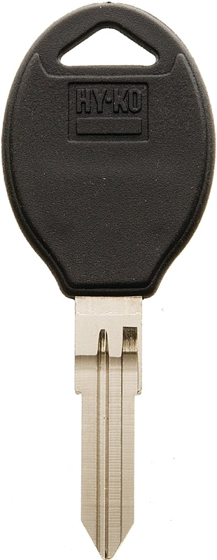 Hy-Ko 12005DA38 Automotive Key Blank, Brass/Plastic, Nickel, For: Nissan Vehicle Locks