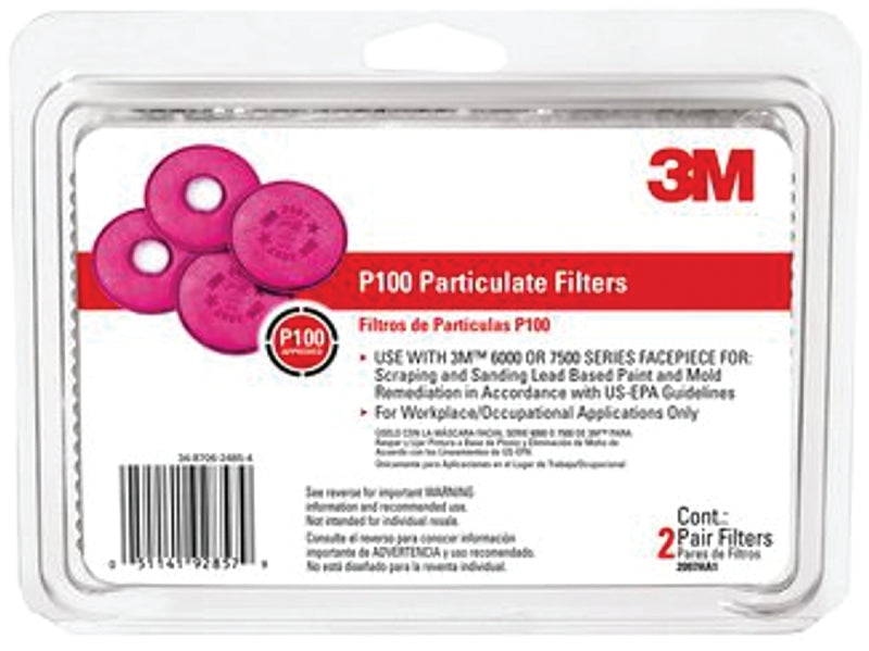 3M TEKK Protection 2097HA1-C Filter, Particulate Filter, P100 Filter