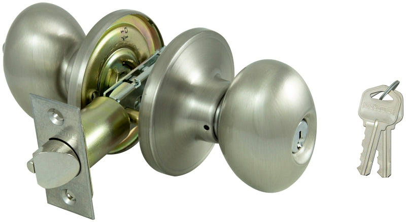 ProSource Entry Knob, Brass, KW1, KA3 Keyway, 3 Grade
