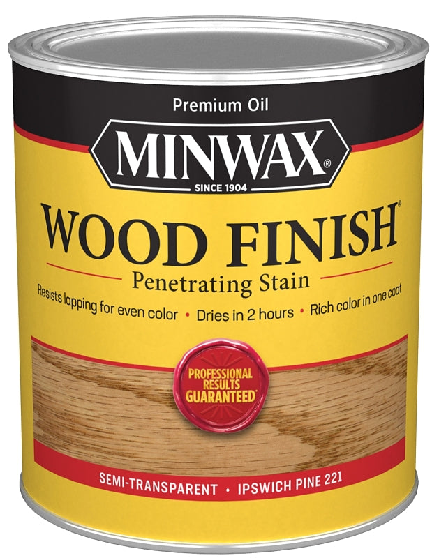 Minwax 70004444 Wood Stain, Ipswich Pine, Liquid, 1 qt, Can