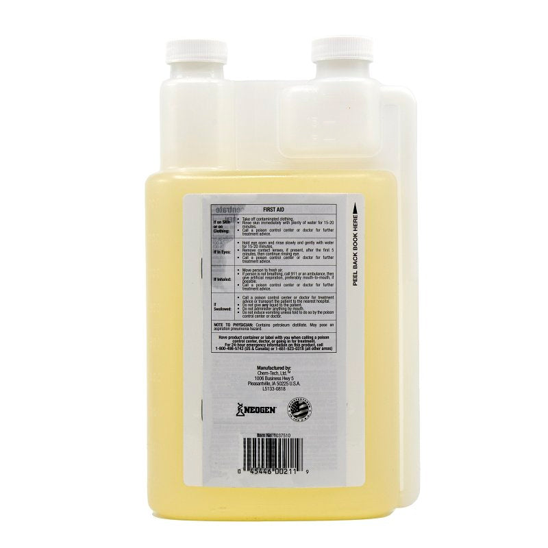 Neogen 1037510 Insecticide, Liquid, Yellow, 32 oz, Bottle