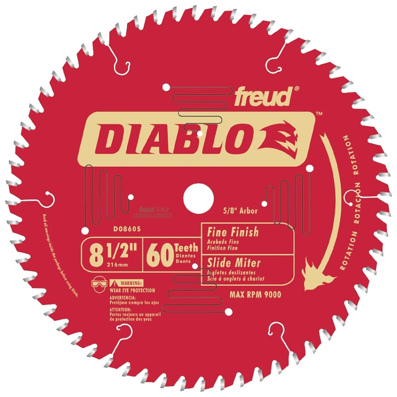 D0860S BLADE FINE8-1/2 60T 5/8