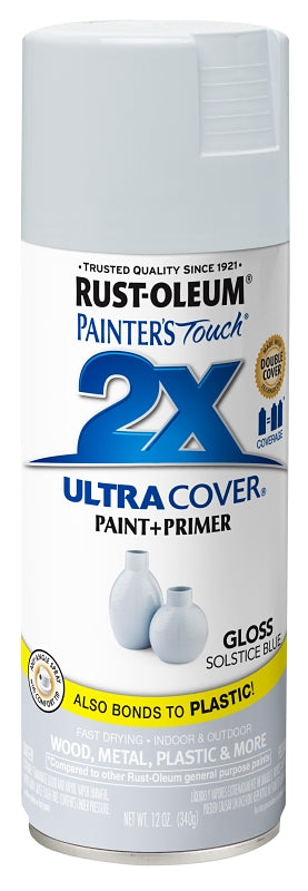 Rust-Oleum 342060 Spray Paint, Gloss, Solstice Blue, 12 oz, Can