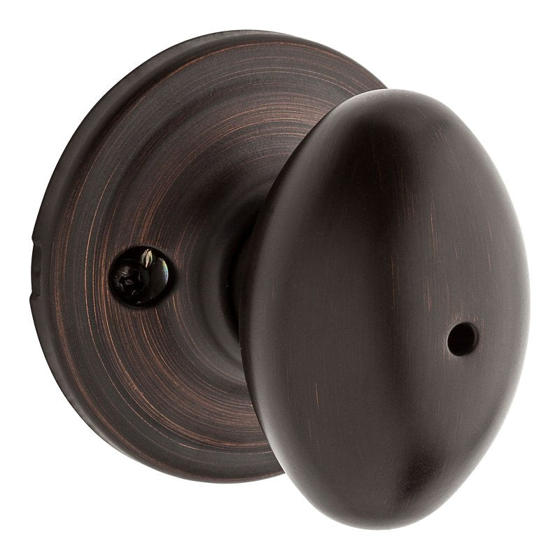 Kwikset Signature Series 730L 11P 6AL RCS Privacy Door Lock, Laurel, Traditional Design, Knob Handle, Venetian Bronze