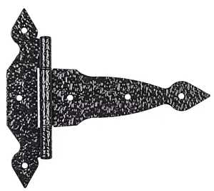 N109-012 T-HINGE SPEAR BLK 8IN