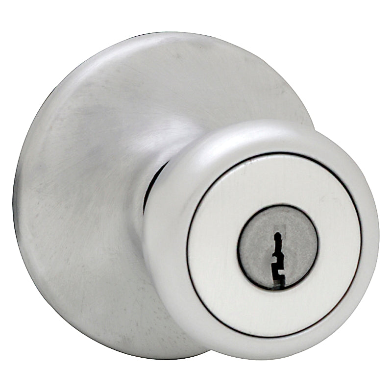 Kwikset 400M26DCPRFLK6 Entry Knob, Satin Chrome