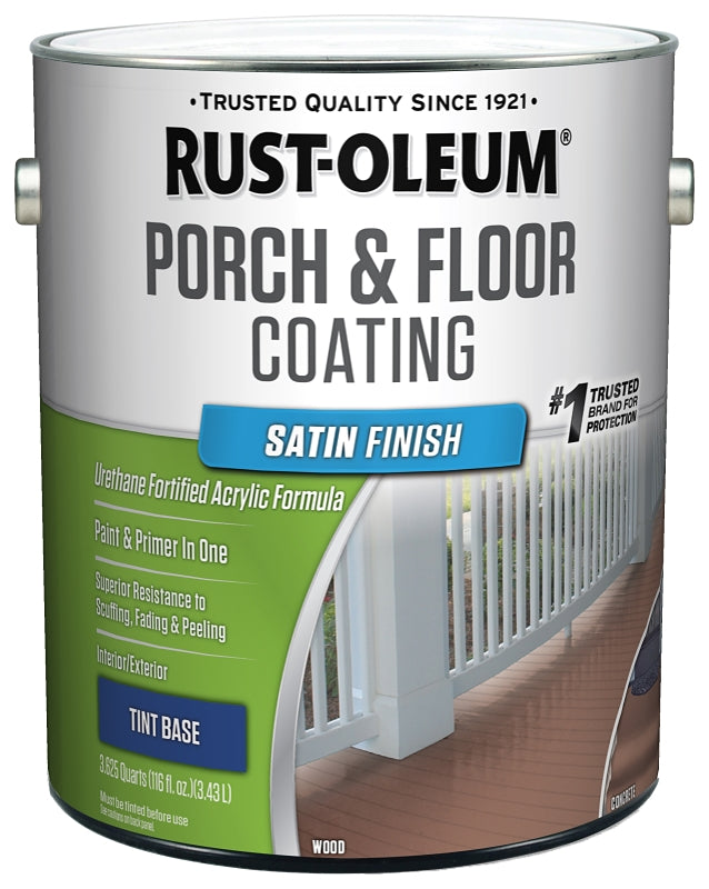 Rust-Oleum 262363 Porch and Floor Coating, Liquid, 1 gal, Can