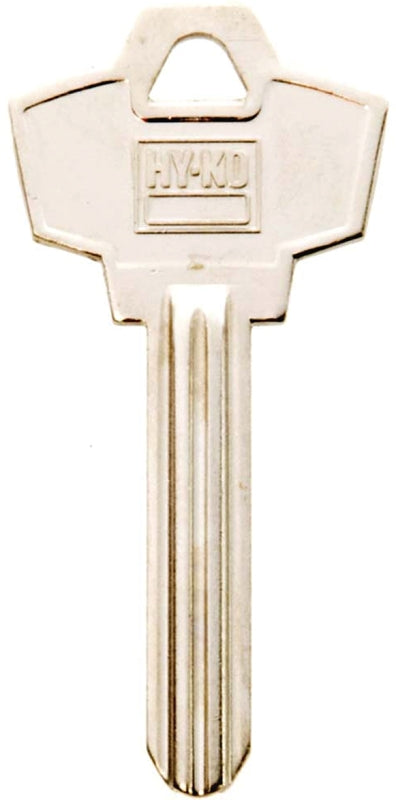 Hy-Ko 11010SC22 Key Blank, Brass, Nickel, For: Schlage Cabinet, House Locks and Padlocks