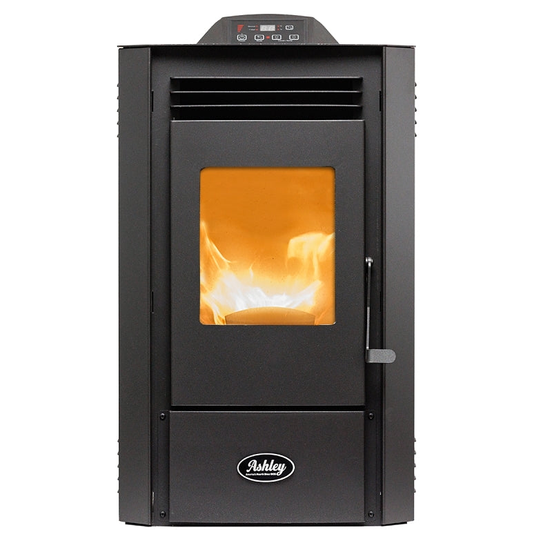 Ashley Hearth AP5613-P Pellet Stove with 50 lb Hopper, 18-1/2 in W, 21.3 in D, 33.9 in H, 30,000 Btu/hr Heating