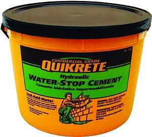 Quikrete 1126-11 Hydraulic Cement, Gray, Solid, 10 lb Pail