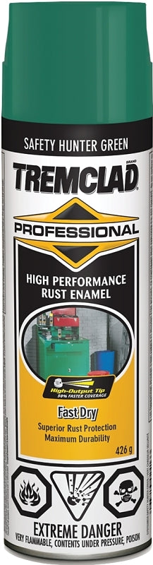 Rust-Oleum 5707538838 Rust Preventative Spray Paint, Gloss, Hunter Green, 426 g, Can