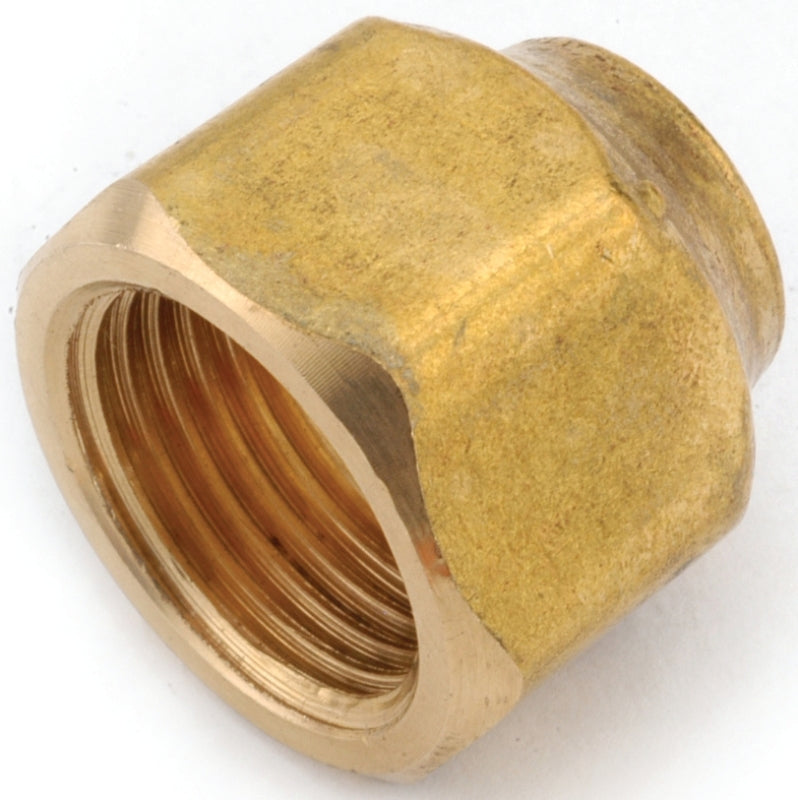 Anderson Metals 754020-0806 Nut, 1/2 x 3/8 in, Flare, Brass