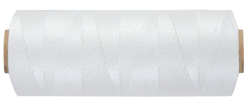 BARON 79401 Seine Twine, #21 Dia, 860 ft L, 13 lb Working Load, Nylon/Poly, White