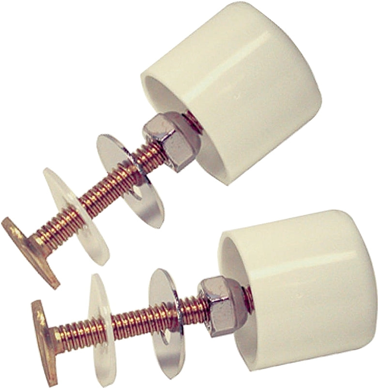 Danco 88883 Bolt Cap, Brass, White