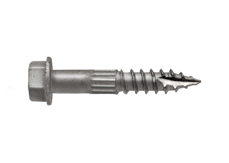 Simpson Strong-Tie Strong-Drive SDS SDS25112-R25 Connector Screw, 1-1/2 in L, Serrated Thread, Hex Head, Hex Drive