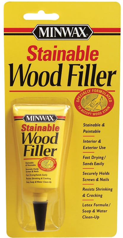 Minwax 42851000 Wood Filler, Solid, Natural, 1 oz Tube