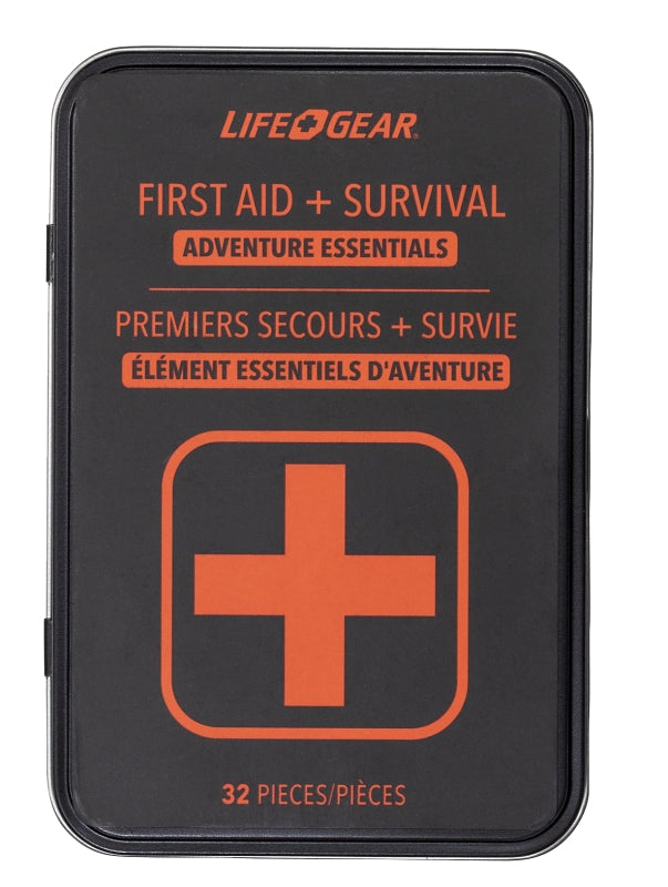 Life+Gear 41-3803 First Aid Plus Survival Adventure Essentials Kit