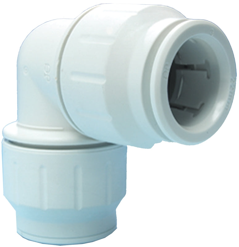 Speedfit PEI0328P Union Pipe Elbow, 3/4 in, Plastic, White, 160 psi Pressure