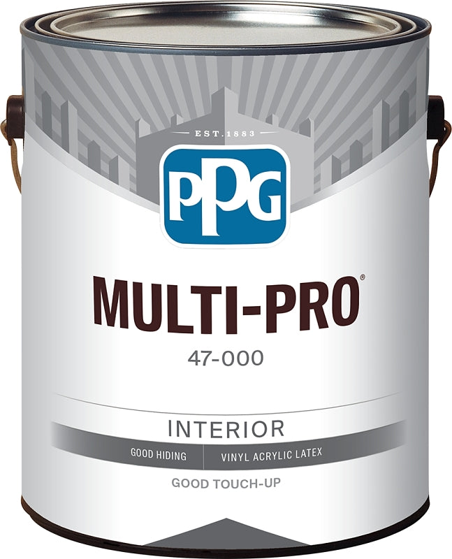 PPG 47-110/01 Interior Paint, Flat, Pastel, 1 gal, 400 sq-ft Coverage Area