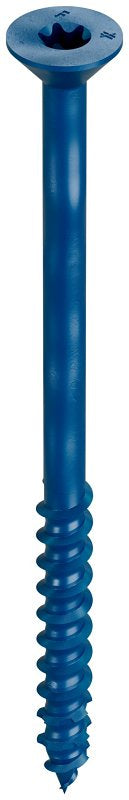 Simpson Strong-Tie Titen Turbo TNT25400TFC25 Screw Anchor, 1/4 in Dia, 4 in L, Carbon Steel, Zinc Plated