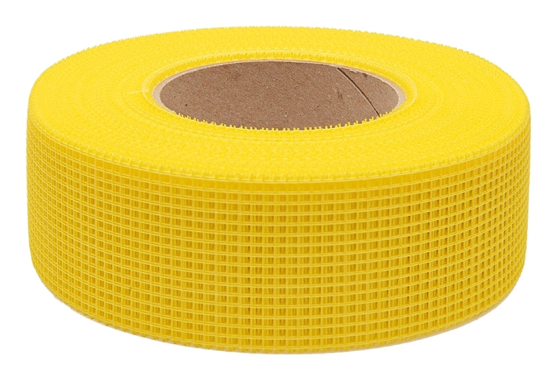 Toolpro TP03385 Mesh Tape, 300 ft L, 1-7/8 in W, Fiberglass, Yellow