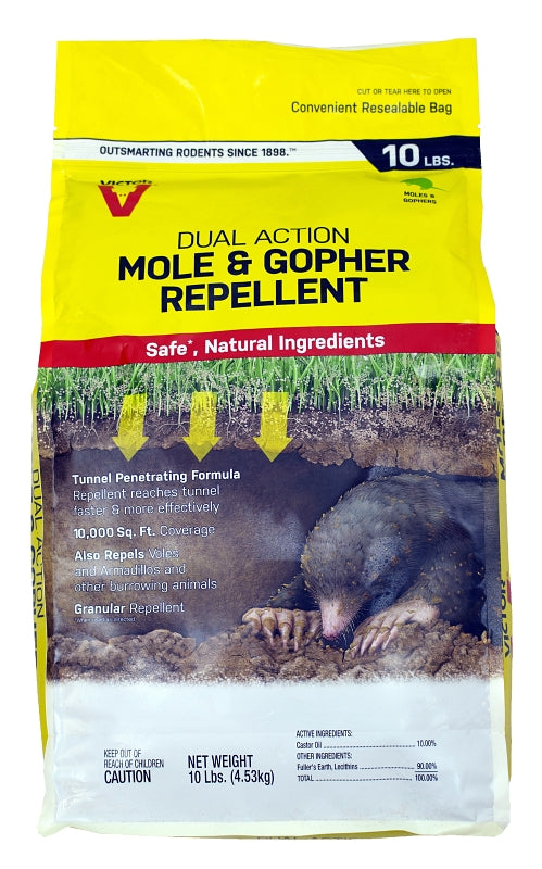 Victor M7002-2 Mole and Gopher Repellent, Repels: Armadillos, Burrowing Animals, Voles