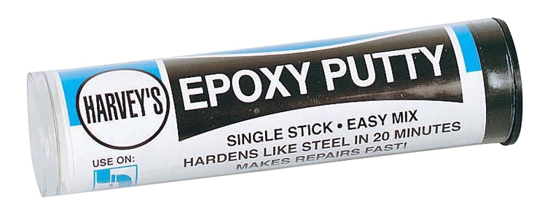 Harvey 44150-12 Epoxy Putty, Solid, Beige/Gray, 2 oz Tube