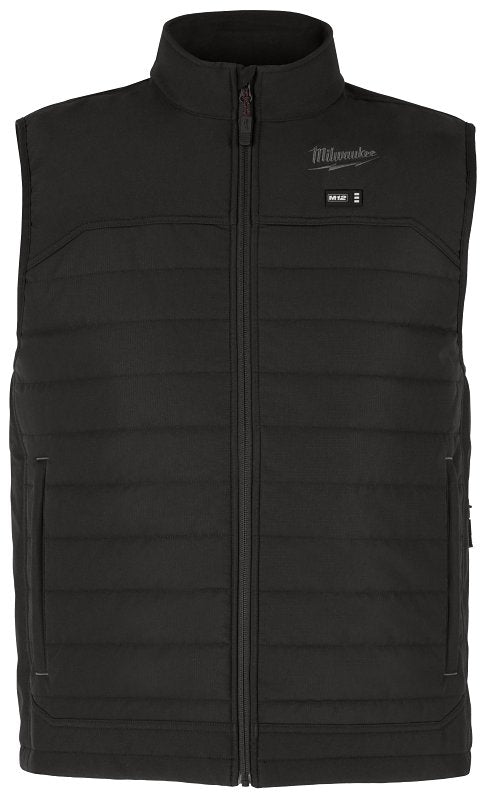 Milwaukee M12 Series 305B-21M Vest Kit, M, Men's, Fits to Chest Size: 40 to 42 in, Polyester, Black