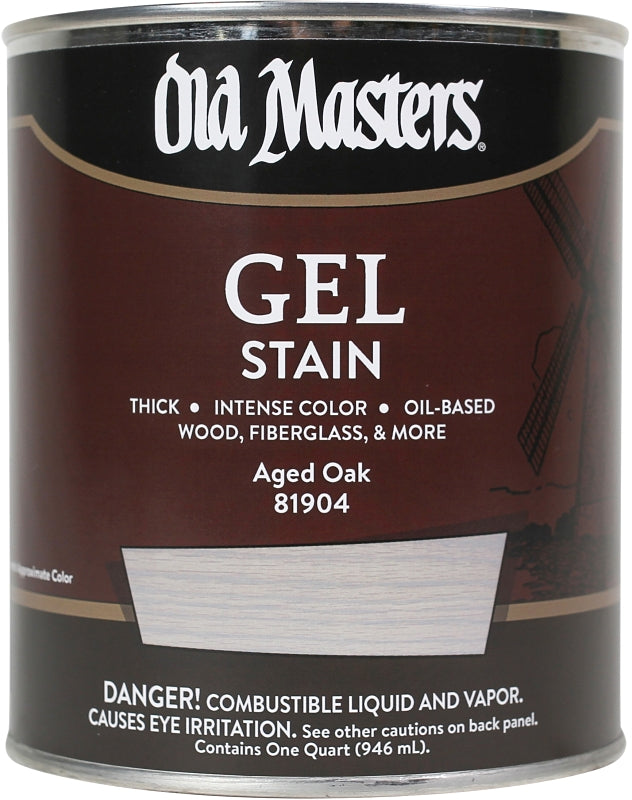 81904 STAIN GEL AGED OAK QUART