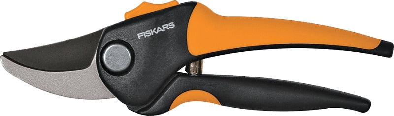 Fiskars 79436997J Pruner, 5/8 in Cutting Capacity, Steel Blade, Bypass Blade, Fiberglass Handle, Comfort-Grip Handle