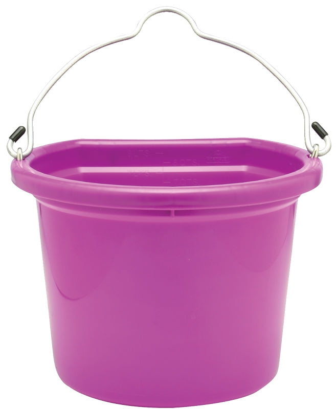 Fortex-Fortiflex 1302012 Bucket, 20 qt Volume, Polyethylene Resin, Pink