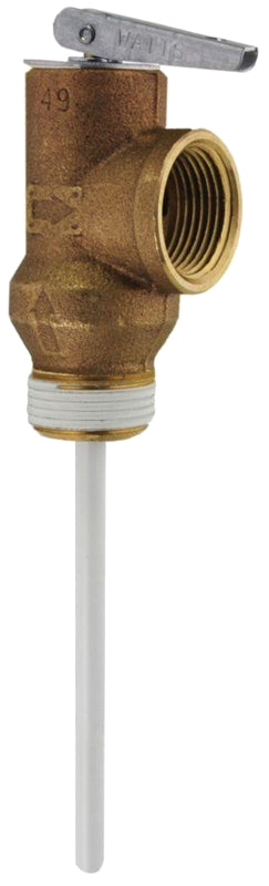 Richmond RP12574 Temperature and Pressure Relief Valve, 3/4 in, NPT, 150 psi Setting