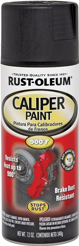 RUST-OLEUM 251592 Automotive Caliper Spray Paint, Black, 12 oz Aerosol Can