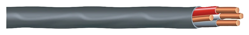 Southwire 8/3NM-W/GX500 Sheathed Cable, 8 AWG Wire, 3 -Conductor, 500 ft L, Copper Conductor, PVC Insulation