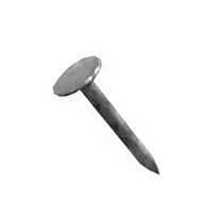 ProFIT 0132049 Hand Drive Roofing Nail, 7/8 in L, Flat Head, 11 ga Gauge, Steel