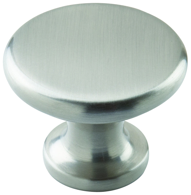 Amerock Allison Value Series BP29115G10 Cabinet Knob, 1-3/16 in Projection, Zinc, Satin Nickel