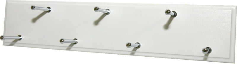 Easy Track RA1202 Belt Rack, 7-Hook, White